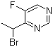 结构式 CAS# 188416-47-9, 4-(1-溴乙基)-5-氟嘧啶