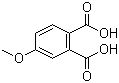 4-甲氧基邻苯二甲酸分子结构 (CAS 1885-13-8)