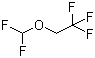 structure of CAS# 1885-48-9, Difluoromethyl 2,2,2-trifluoroethyl ether;2,2,2-Trifluoroethyl difluoromethyl ether