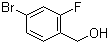 structure of CAS# 188582-62-9, 4-Bromo-2-fluorobenzyl alcohol;(4-Bromo-2-fluorophenyl)methanol; 3-Fluoro-4-hydroxymethylbromobenzene