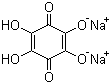 Tetrahydroxyquinone disodium salt molecular structure (CAS 1887-02-1)