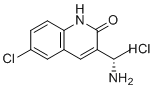 (S)-3-(1-aminoethyl)-6-chloroquinolin-2(1H)-one hydrochloride molecular structure (CAS 1887009-48-4)