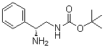 ((2R)-2-氨基-2-苯基乙基)氨基甲酸叔丁酯分子结构 (CAS 188875-37-8)