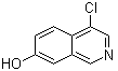 结构式 CAS# 1888902-20-2, 4-氯-7-异喹啉醇