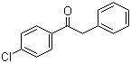 structure of CAS# 1889-71-0, 4'-Chloro-2-phenylacetophenone;4-Chlorodeoxybenzoin; 1-(4-Chlorophenyl)-2-phenylethan-1-one