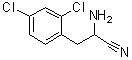 结构式 CAS# 1889970-48-2, alpha-氨基-2,4-二氯-苯丙腈