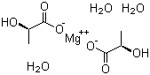 Magnesium L-lactate trihydrate  molecular structure (CAS 18917-93-6)
