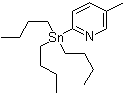 5-Methyl-2-(tributylstannanyl)pyridine molecular structure (CAS 189195-41-3)