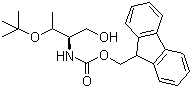structure of CAS# 189337-28-8, N-[(1R,2R)-2-(1,1-Dimethylethoxy)-1-(hydroxymethyl)propyl]carbamic acid 9H-fluoren-9-ylmethyl ester;Fmoc-L-Thr(tBu)-ol
