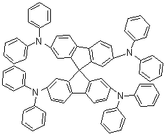 structure of CAS# 189363-47-1, 2,2',7,7'-Tetrakis(diphenylamino)-9,9'-spirobifluorene;2,2',7,7'-Tetrakis-(N,N-diphenylamino)-spiro-9,9'-bifluorene; S-TAD; Spiro-TAD