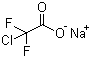 Sodium chlorodifluoroacetate molecular structure (CAS 1895-39-2)