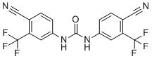 structure of CAS# 1895865-11-8, Enzalutamide Impurity J;Unii-XY75X598XN;1,3-bis[4-cyano-3-(trifluoromethyl)phenyl]urea