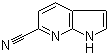 structure of CAS# 189882-33-5, 6-Cyano-7-azaindole;6-Cyano-1H-pyrrolo[2,3-b]pyridine