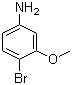 4-Bromo-3-methoxyaniline molecular structure (CAS 19056-40-7)