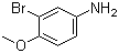 3-Bromo-4-methoxyaniline molecular structure (CAS 19056-41-8)