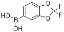 (2,2-Difluoro-1,3-benzodioxol-5-yl)boronic acid molecular structure (CAS 190903-71-0)