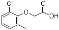 2-氯-6-甲基苯氧基乙酸分子结构 (CAS 19094-75-8)