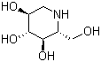 structure of CAS# 19130-96-2, 1-Deoxynojirimycin;(2R,3R,4R,5S)-2-Hydroxymethyl-piperidine-3,4,5-triol