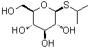 Isopropyl beta-D-thioglucopyranoside molecular structure (CAS 19165-11-8)