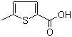 结构式 CAS# 1918-79-2, 5-甲基-2-噻吩甲酸