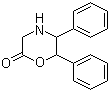 5,6-Diphenyl-2-morpholinone molecular structure (CAS 19180-79-1)