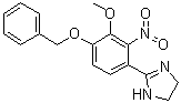 4,5-Dihydro-2-[3-methoxy-2-nitro-4-(phenylmethoxy)phenyl]-1H-imidazole molecular structure (CAS 1918982-87-2)