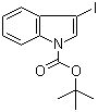 structure of CAS# 192189-07-4, 1-tert-Butoxycarbonyl-3-iodo-1H-indole;3-Iodo-1H-indole-1-carboxylic acid 1,1-dimethylethyl ester