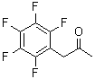 1-(Pentafluorophenyl)-2-propanone molecular structure (CAS 19225-86-6)