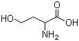 结构式 CAS# 1927-25-9, DL-高丝氨酸; DL-2-氨基-4-羟基丁酸