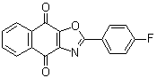 2-(4-Fluorophenyl)naphth[2,3-d]oxazole-4,9-dione molecular structure (CAS 192718-06-2)