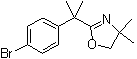 2-[1-(4-Bromophenyl)-1-methylethyl]-4,5-dihydro-4,4-dimethyloxazole molecular structure (CAS 192775-97-6)