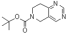 结构式 CAS# 192869-49-1, 7,8-二氢吡啶并[4,3-d]嘧啶-6(5H)-羧酸叔丁酯
