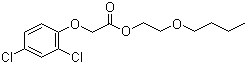 结构式 CAS# 1929-73-3, 2,4-二氯苯氧乙酸丁氧基乙基酯; 2,4-D 2-丁氧基乙基酯