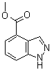 结构式 CAS# 192945-49-6, 1H-吲唑-4-羧酸甲酯
