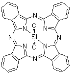 structure of CAS# 19333-10-9, Silicon phthalocyanine dichloride;Dichlorophthalocyanosilane; Dichlorosilicon phthalocyanine; Dichlorosilylphthalocyanine