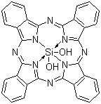 结构式 CAS# 19333-15-4, 二羟基硅酞菁