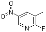 结构式 CAS# 19346-46-4, 2-氟-3-甲基-5-硝基吡啶
