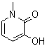 结构式 CAS# 19365-01-6, 3-羟基-1-甲基-2-吡啶酮