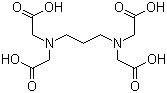 1,3-Propylenediaminetertaacetic acid molecular structure (CAS 1939-36-2)