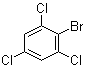 structure of CAS# 19393-96-5, 1,3,5-Trichloro-2-bromobenzene;1-Bromo-2,4,6-trichlorobenzene; 2,4,6-Trichlorobromobenzene; Bromo-2,4,6-trichlorobenzene