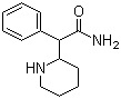 structure of CAS# 19395-39-2, alpha-Phenylpiperidine-2-acetamide;2-Phenyl-2-piperidin-2-ylacetamide