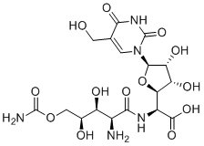 Polyoxin B molecular structure (CAS 19396-06-6)