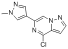 structure of CAS# 1940180-18-6, 4-chloro-6-(1-methyl-1H-pyrazol-4-yl)pyrazolo[1,5-a]pyrazine