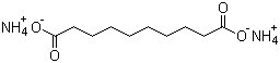 Ammonium sebacate molecular structure (CAS 19402-63-2)