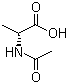 structure of CAS# 19436-52-3, N-Acetyl-D-alanine;(R)-2-(Acetylamino)propanoic acid; (R)-N-Acetylalanine; Acetyl-D-alanine; N-Acetyl-D-alanine; NSC 203819