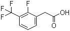结构式 CAS# 194943-83-4, 2-氟-3-(三氟甲基)苯乙酸