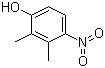 结构式 CAS# 19499-93-5, 4-硝基-2,3-二甲基苯酚
