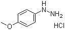 结构式 CAS# 19501-58-7, 4-甲氧基苯肼盐酸盐