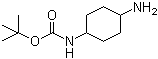 structure of CAS# 195314-59-1, N-Boc-1,4-cyclohexanediamine;tert-Butyl 4-aminocyclohexylcarbamate; (4-Aminocyclohexyl)carbamic acid tert-butyl ester