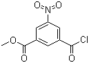 Methyl 3-(chlorocarbonyl)-5-nitrobenzoate molecular structure (CAS 1955-04-0)